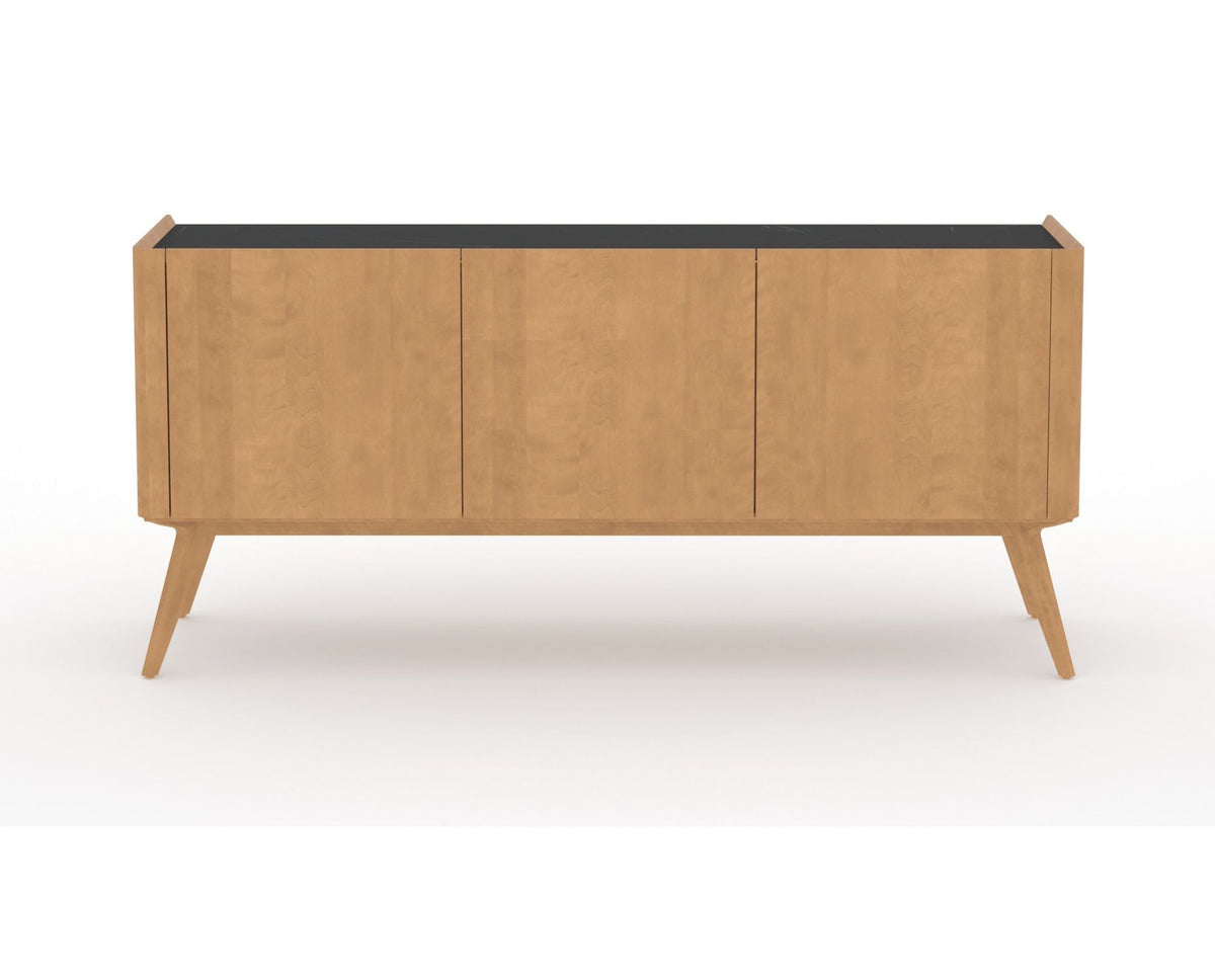 Canadel Downtown Legz Buffet in Caramel Washed, front view