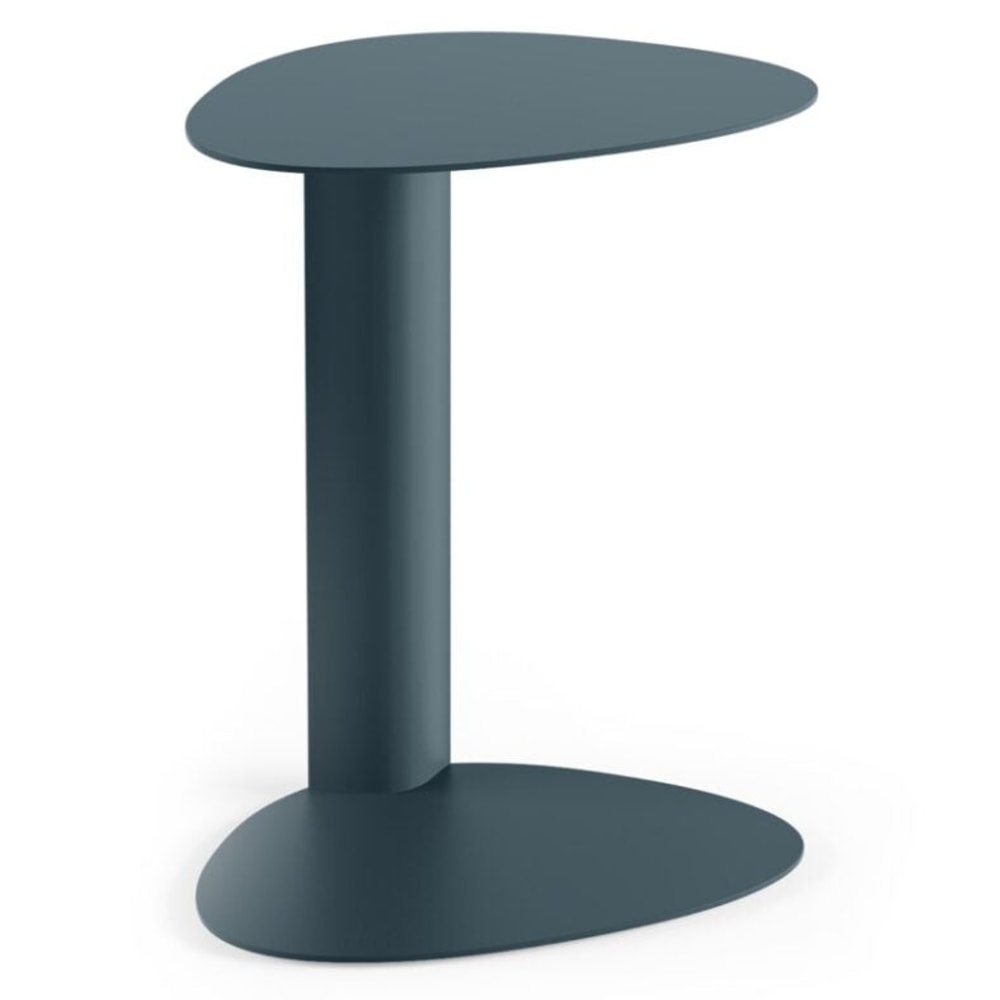 BDi Bink Laptop Stand / Side Table in Ocean, on white