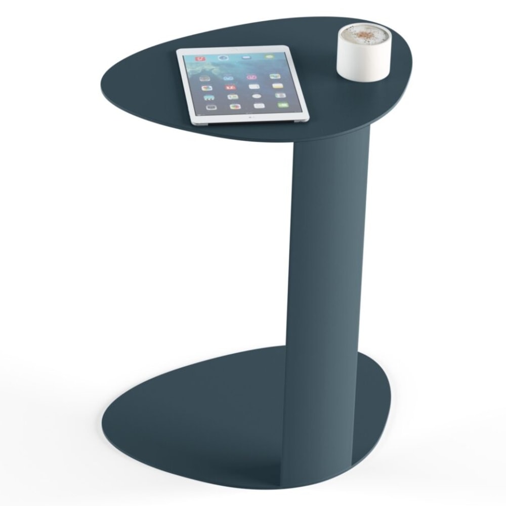 BDi Bink Laptop Stand / Side Table in Ocean, on white