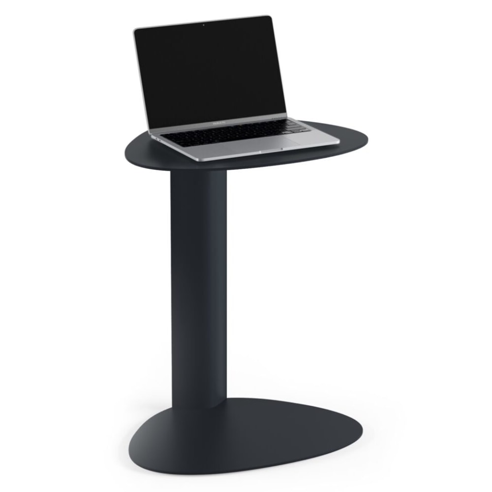 BDi Bink Laptop Stand / Side Table in Pepper, on white