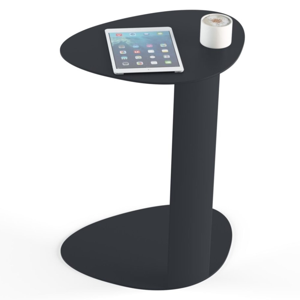 BDi Bink Laptop Stand / Side Table in Pepper, on white