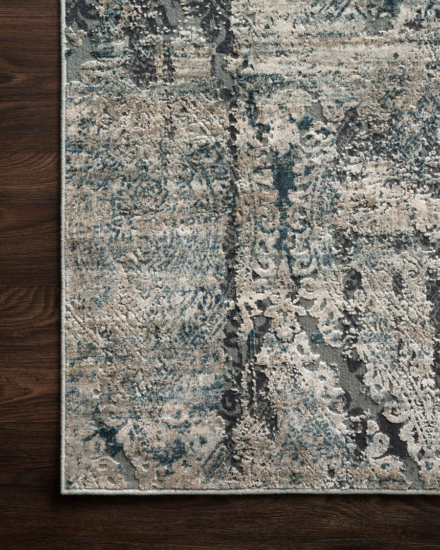 Cascade Rug 01 | Taupe / Blue