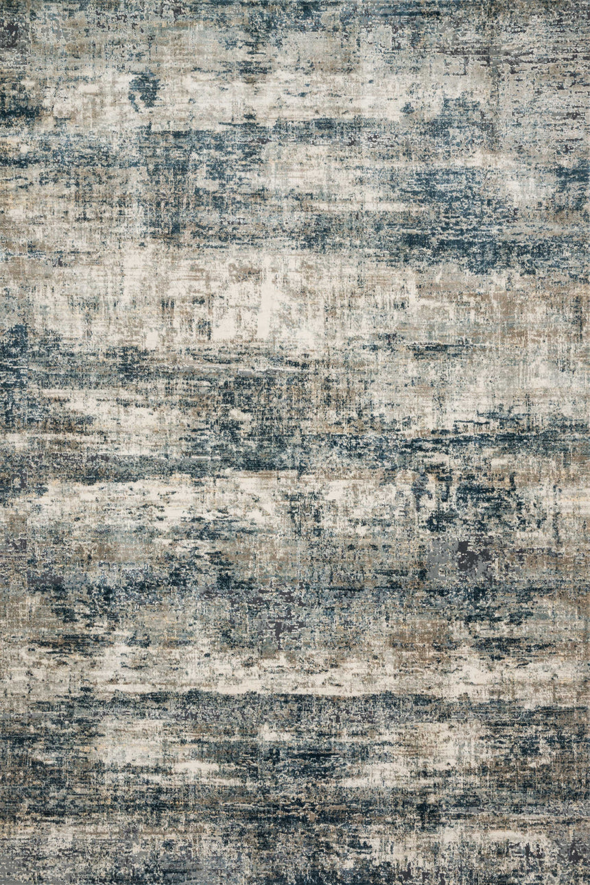 Cascade Rug 05 | Ocean / Grey