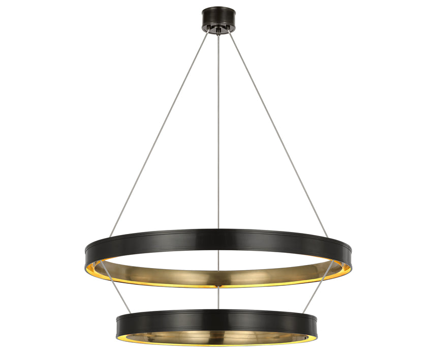 Connery 40" Two-Tier Ring Chandelier