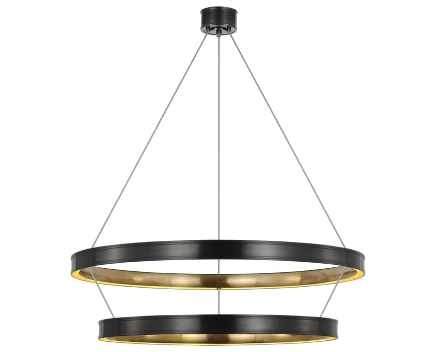 Connery 50" Two-Tier Ring Chandelier