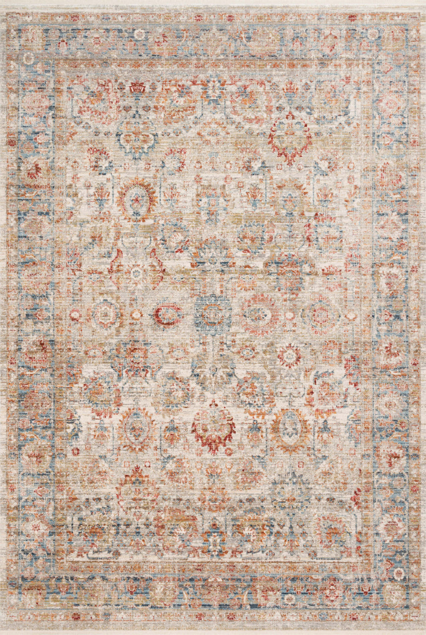 Claire Rug 02 | Ivory / Ocean