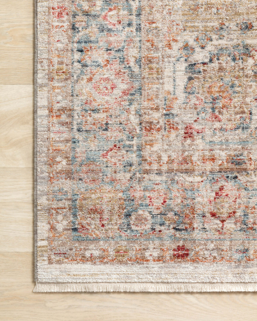 Claire Rug 02 | Ivory / Ocean