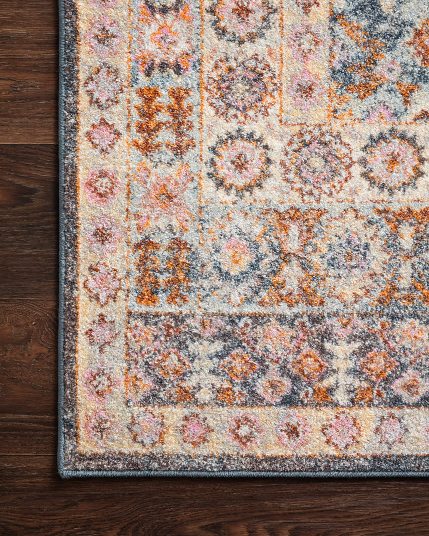 Clara Rug 07 | Pebble / Fiesta