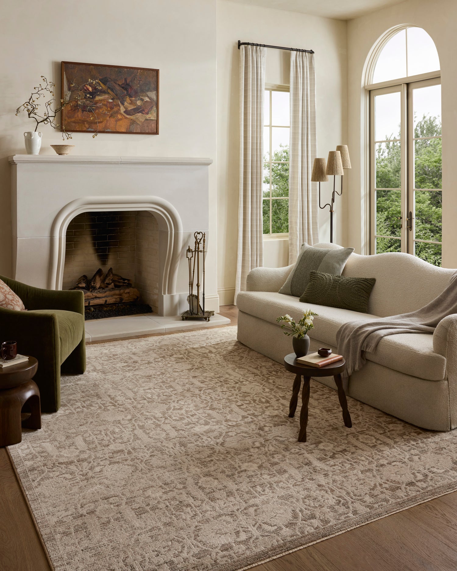 Clarisse Rug 06 | Fog / Bone