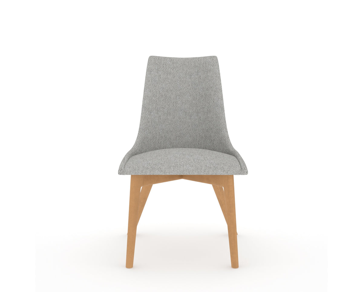 Canadel Downtown Trend Dining Chair in Caramel Washed, 7C Fabric, front view