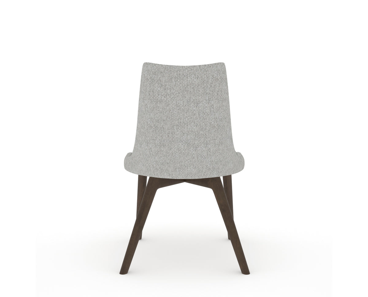 Canadel Downtown Trend Dining Chair in Hazelnut Washed, 7C Fabric, back view