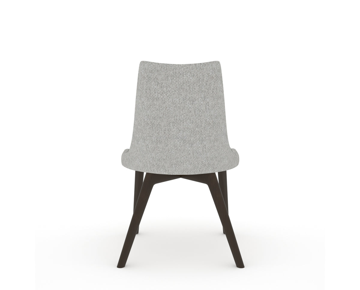 Canadel Downtown Trend Dining Chair in Davy's Grey, 7C Fabric, back view