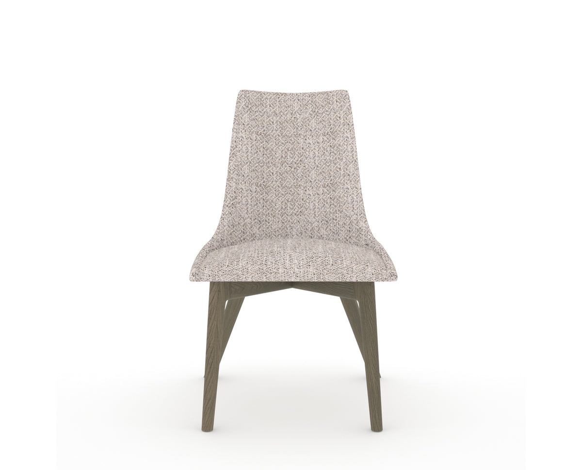 Canadel Downtown Trend Dining Chair in Shadow, FP Crypton®, front view