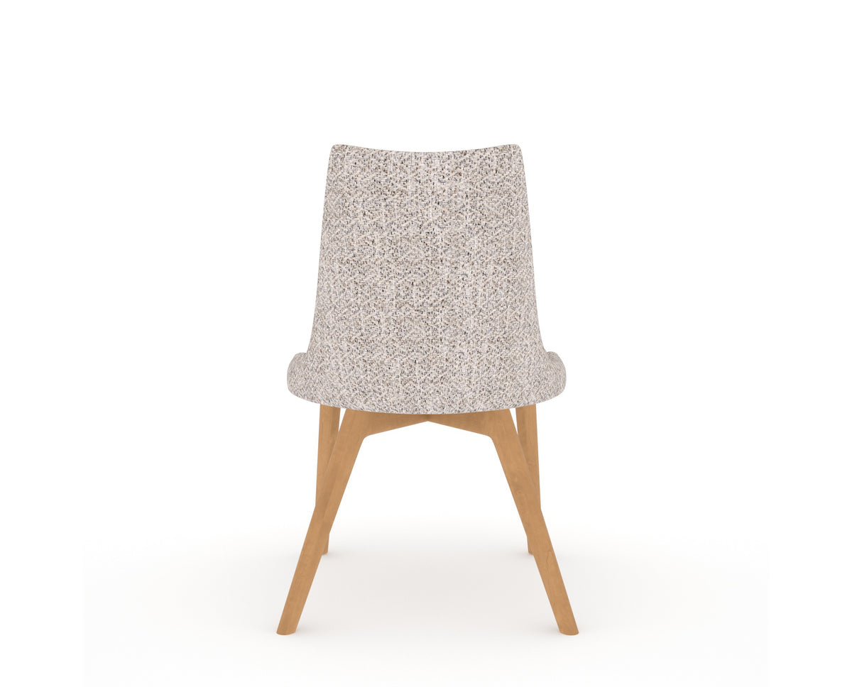Canadel Downtown Trend Dining Chair in Caramel Washed, FP Crypton®, back view