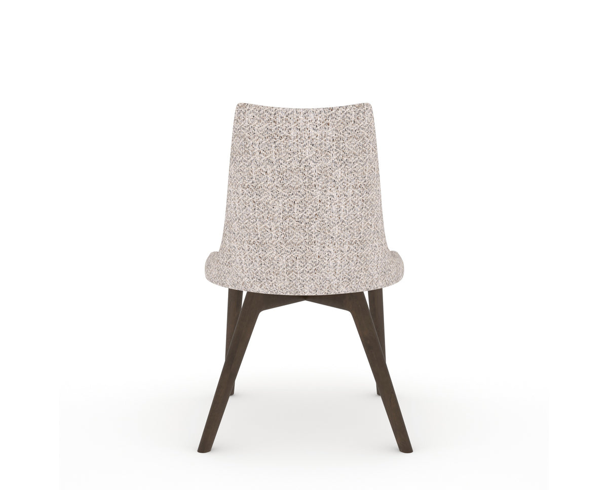 Canadel Downtown Trend Dining Chair in Hazelnut Washed, FP Crypton®, back view