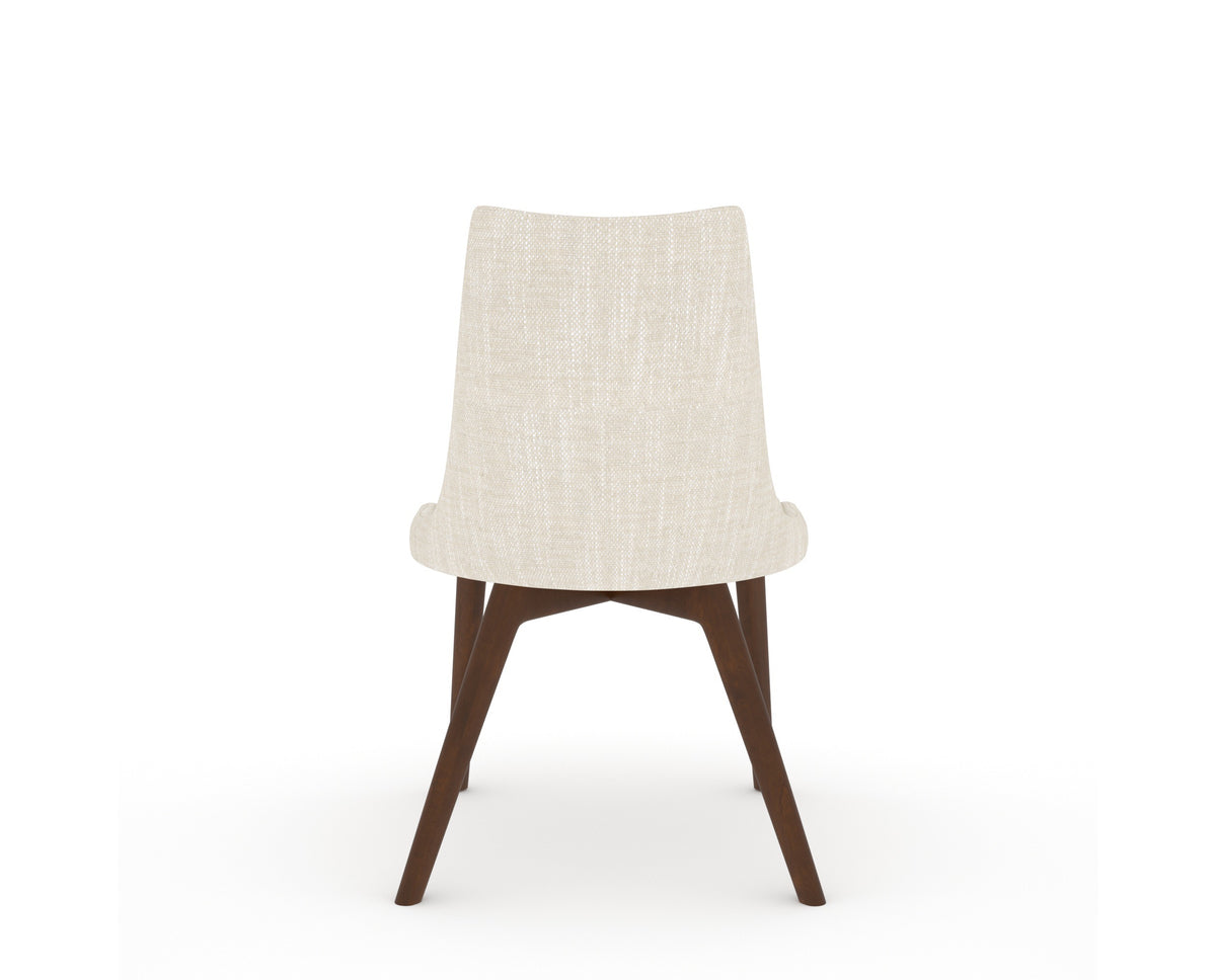 Canadel Downtown Trend Dining Chair in Cognac Washed, FT InsideOut®, back view