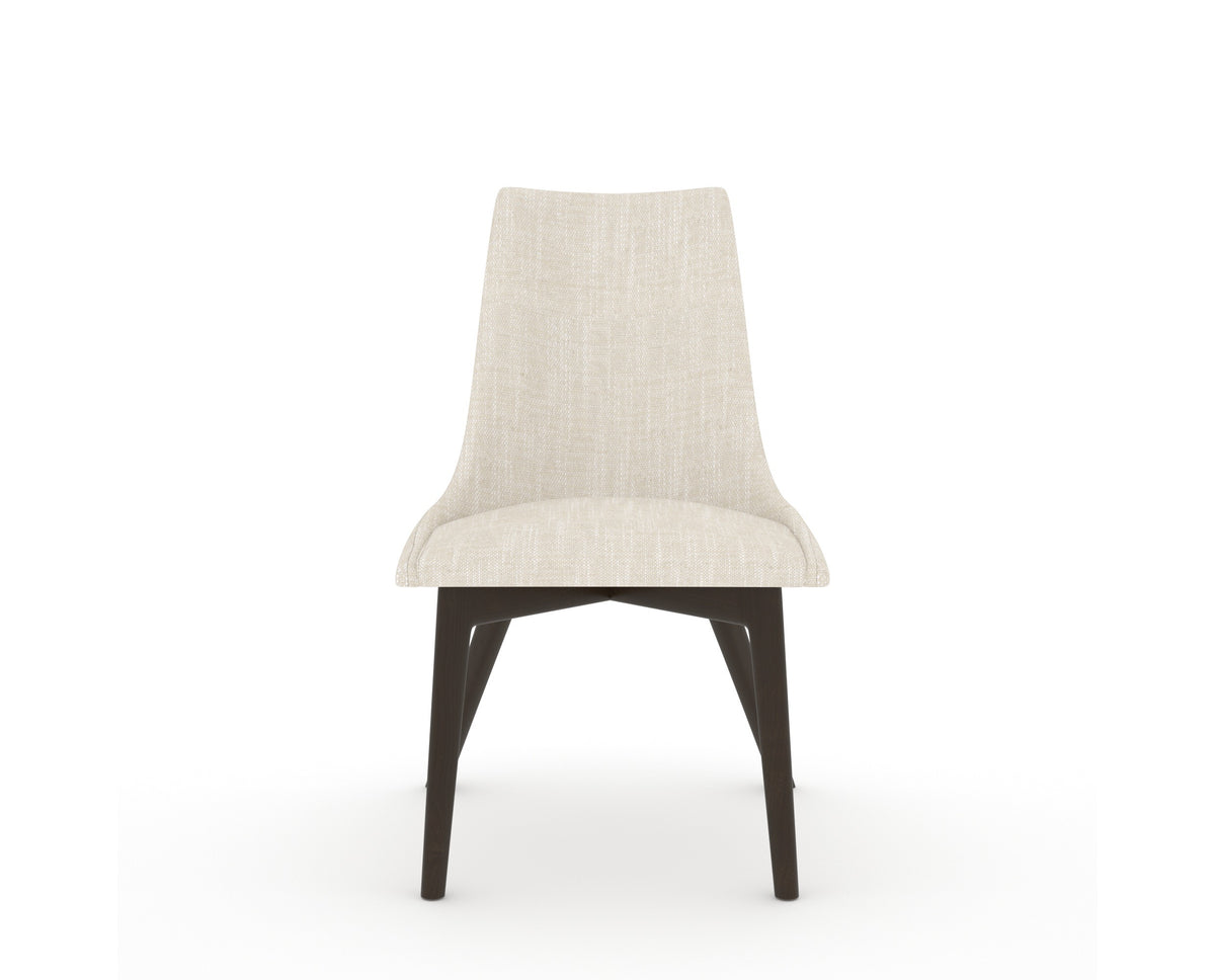Canadel Downtown Trend Dining Chair in Davy's Grey, FT InsideOut®, front view