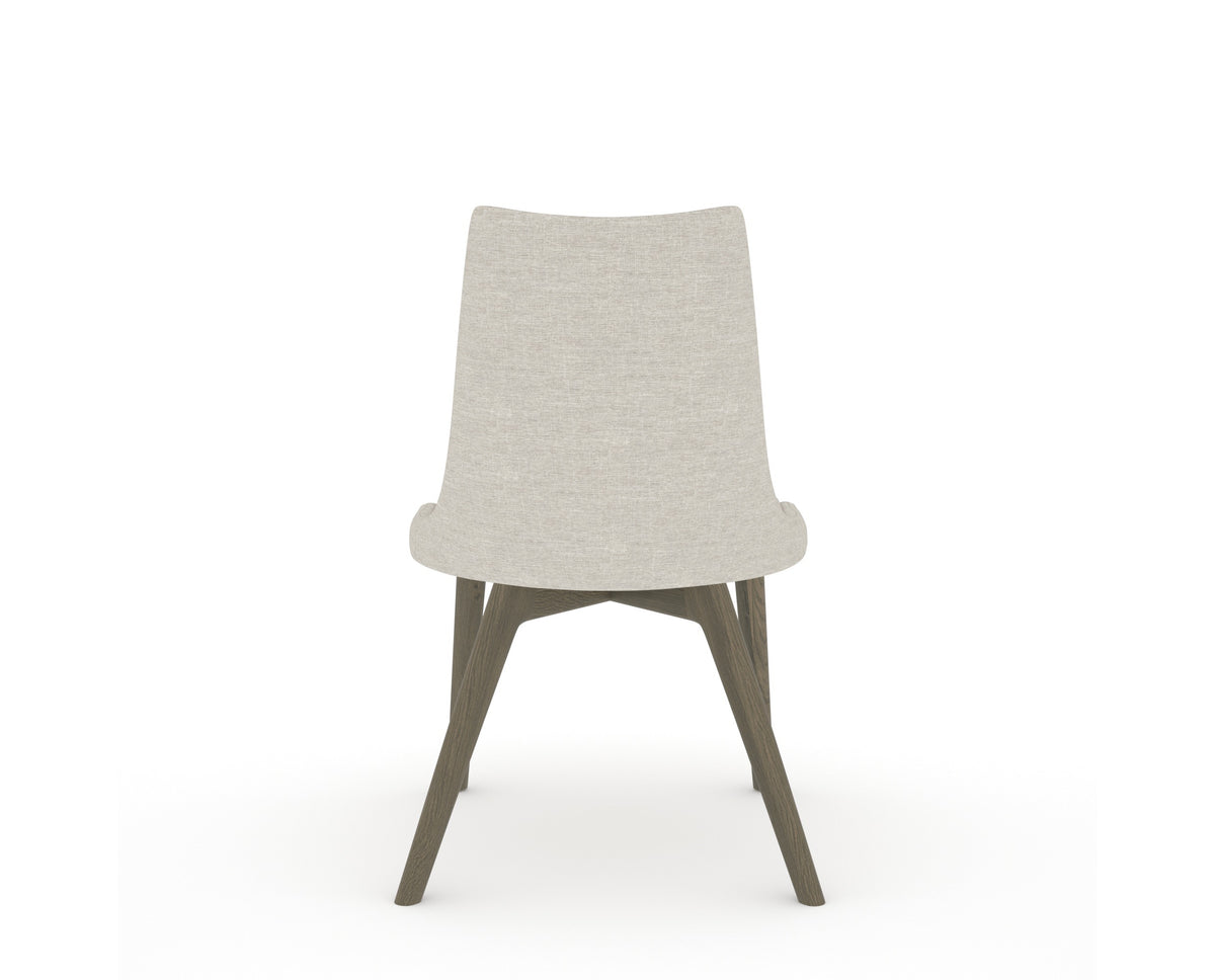 Canadel Downtown Trend Dining Chair in Shadow, TB Fabric, back view