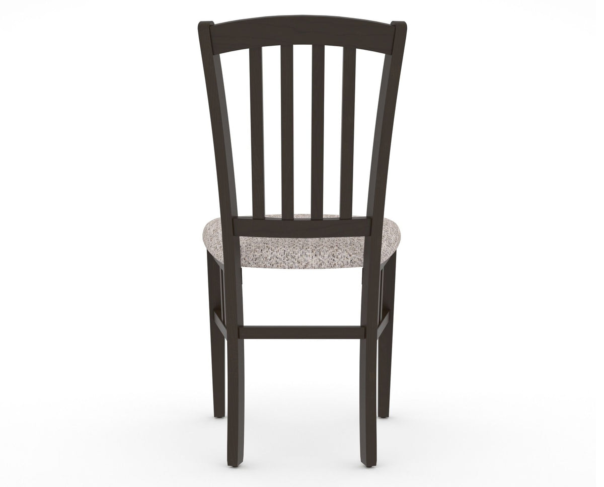 Canadel Dining Chair 0048 in FP Crypton® and 59 Davy's Grey, back view