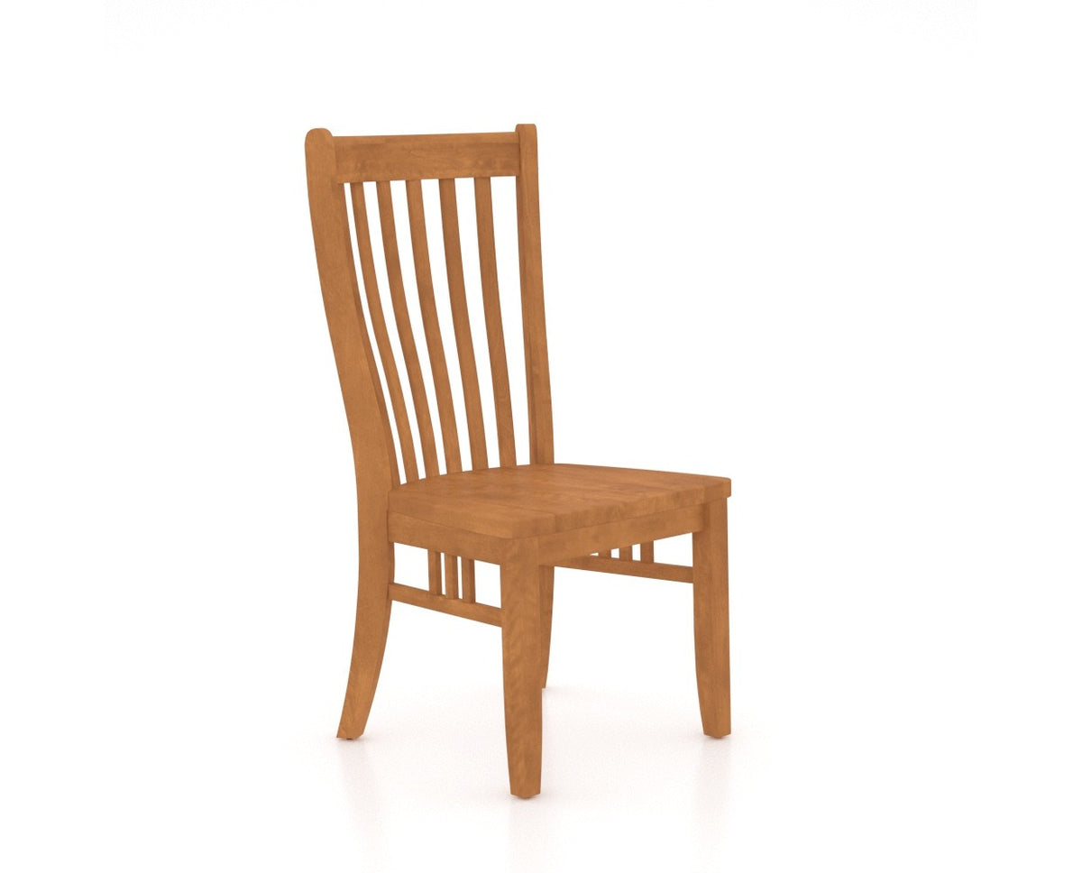 Canadel Core Dining Chair 0119 in Honey Washed, three-quarter view