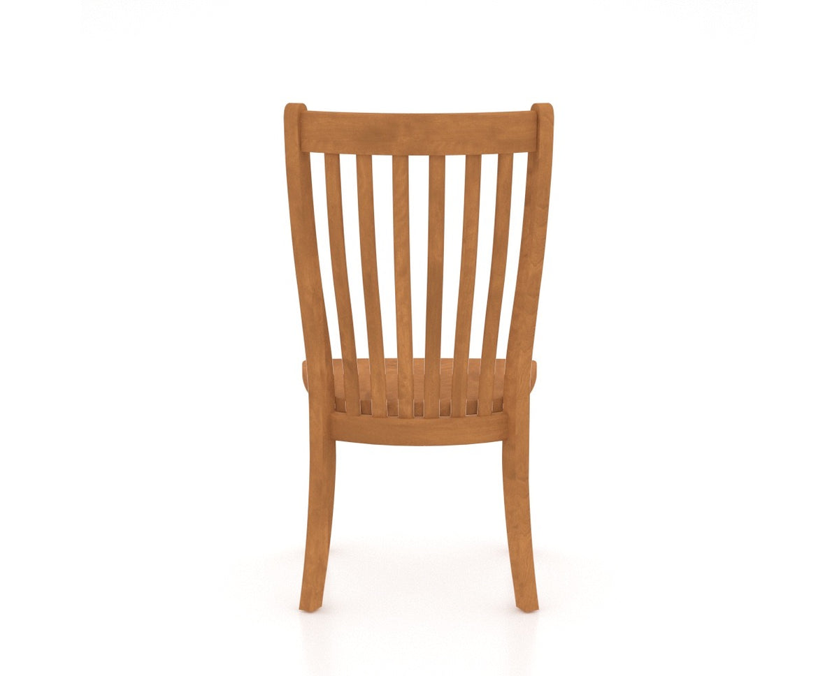Canadel Core Dining Chair 0119 in Honey Washed, back view