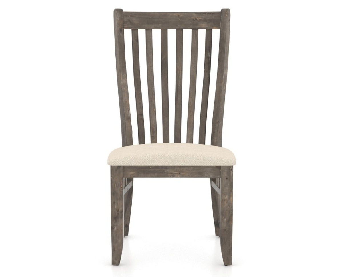 Canadel Champlain Dining Chair 0119 in 6K Sunbrella® and 08 Shadow, front view