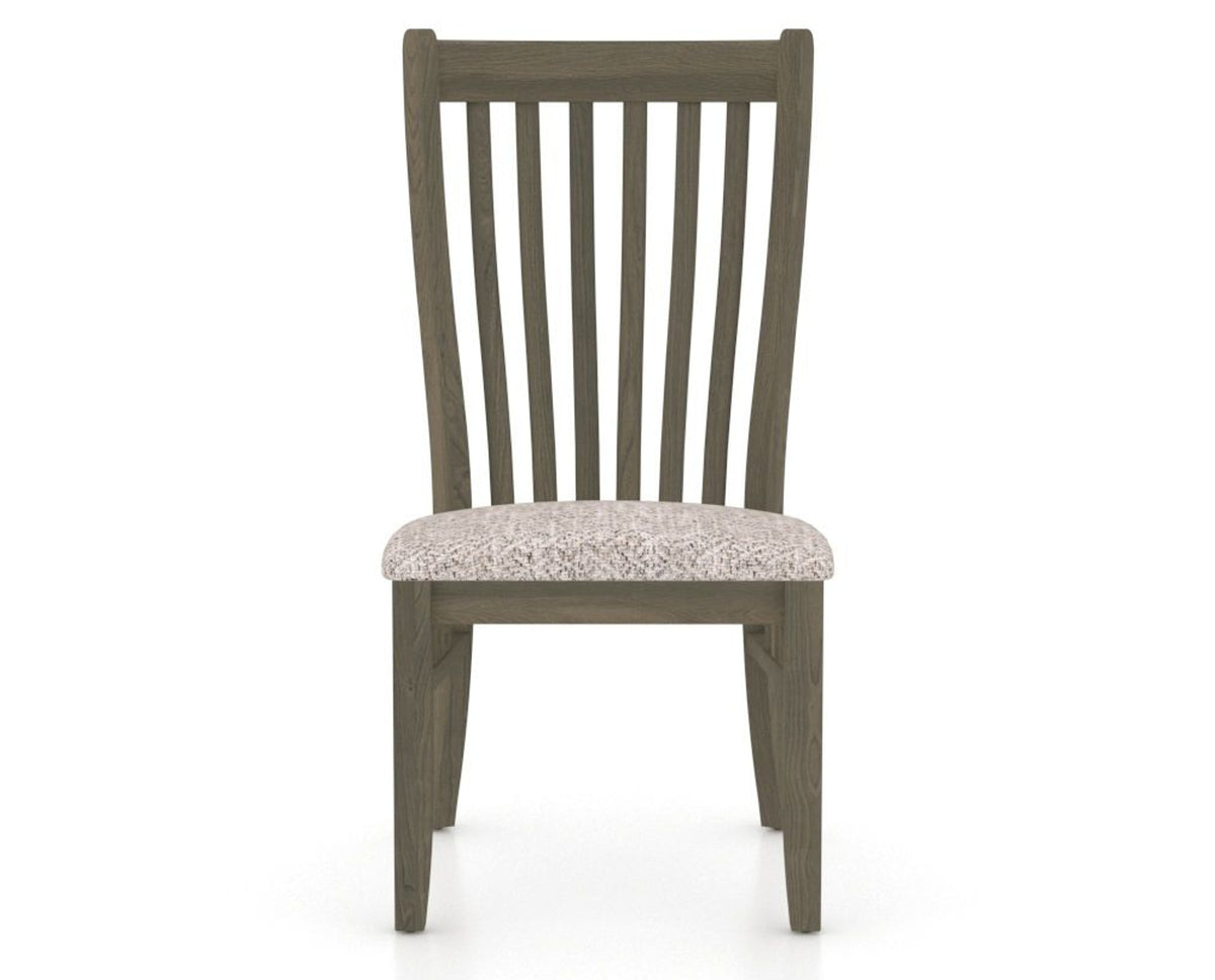 Canadel Dining Chair 0119 in FP Crypton® and 08 Shadow, front view