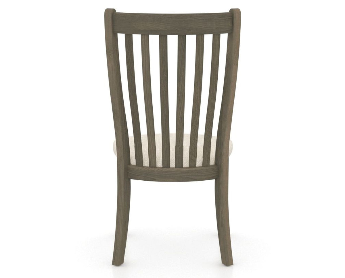 Canadel Dining Chair 0119 in FT InsideOut® and 08 Shadow, back view