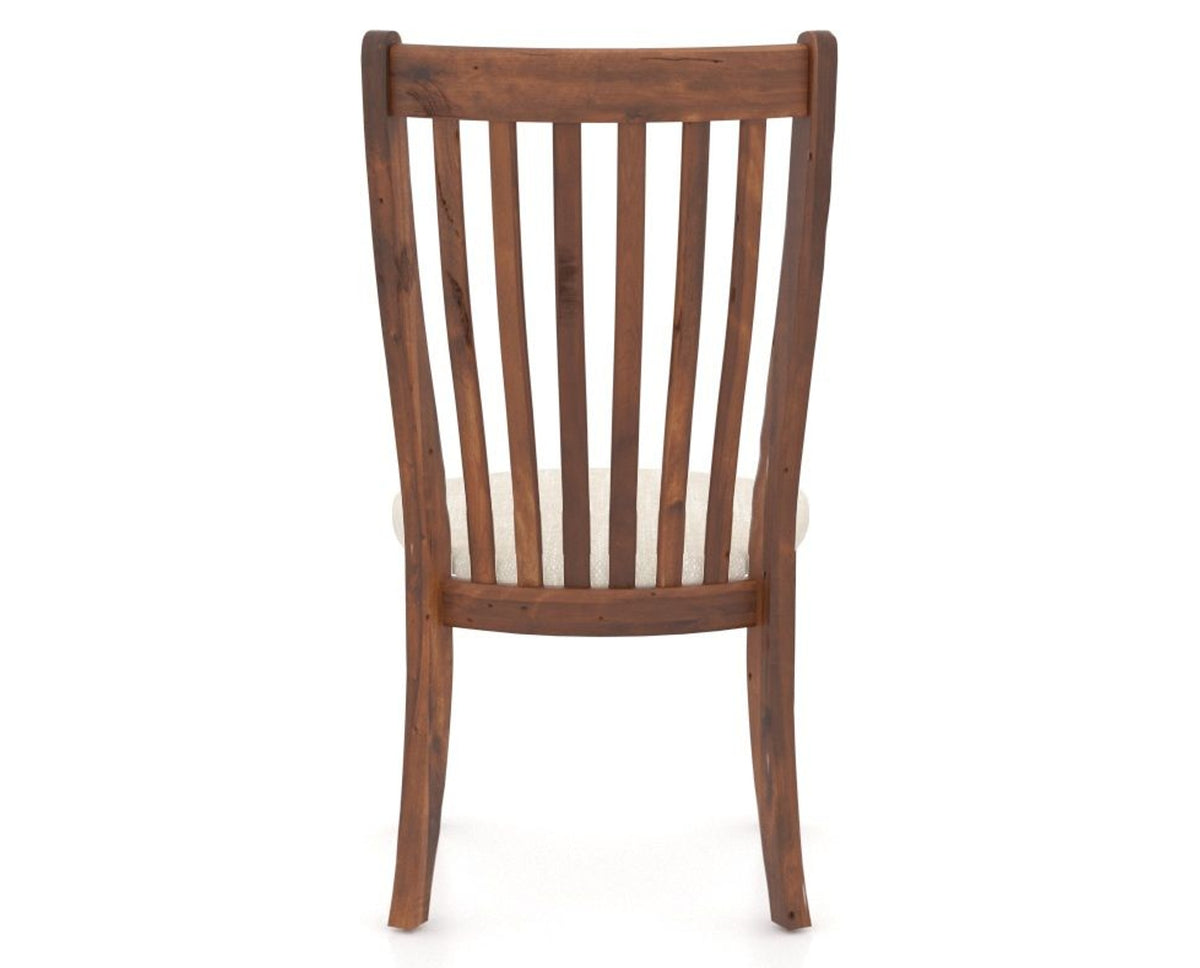 Canadel Champlain Dining Chair 0119 in FT InsideOut® and 33 Spice Washed, back view