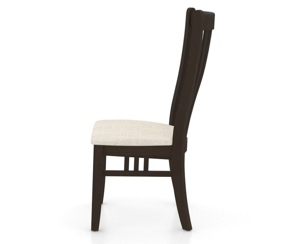 Canadel Dining Chair 0119 in FT InsideOut® and 59 Davy's Grey, side view