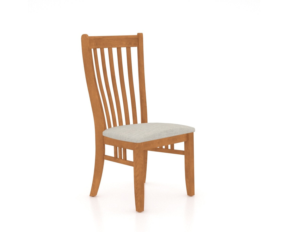 Canadel Core Dining Chair 0119 in Fabric TB, three-quarter view