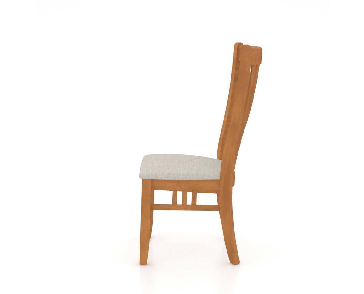 Canadel Core Dining Chair 0119 in Fabric TB, side view