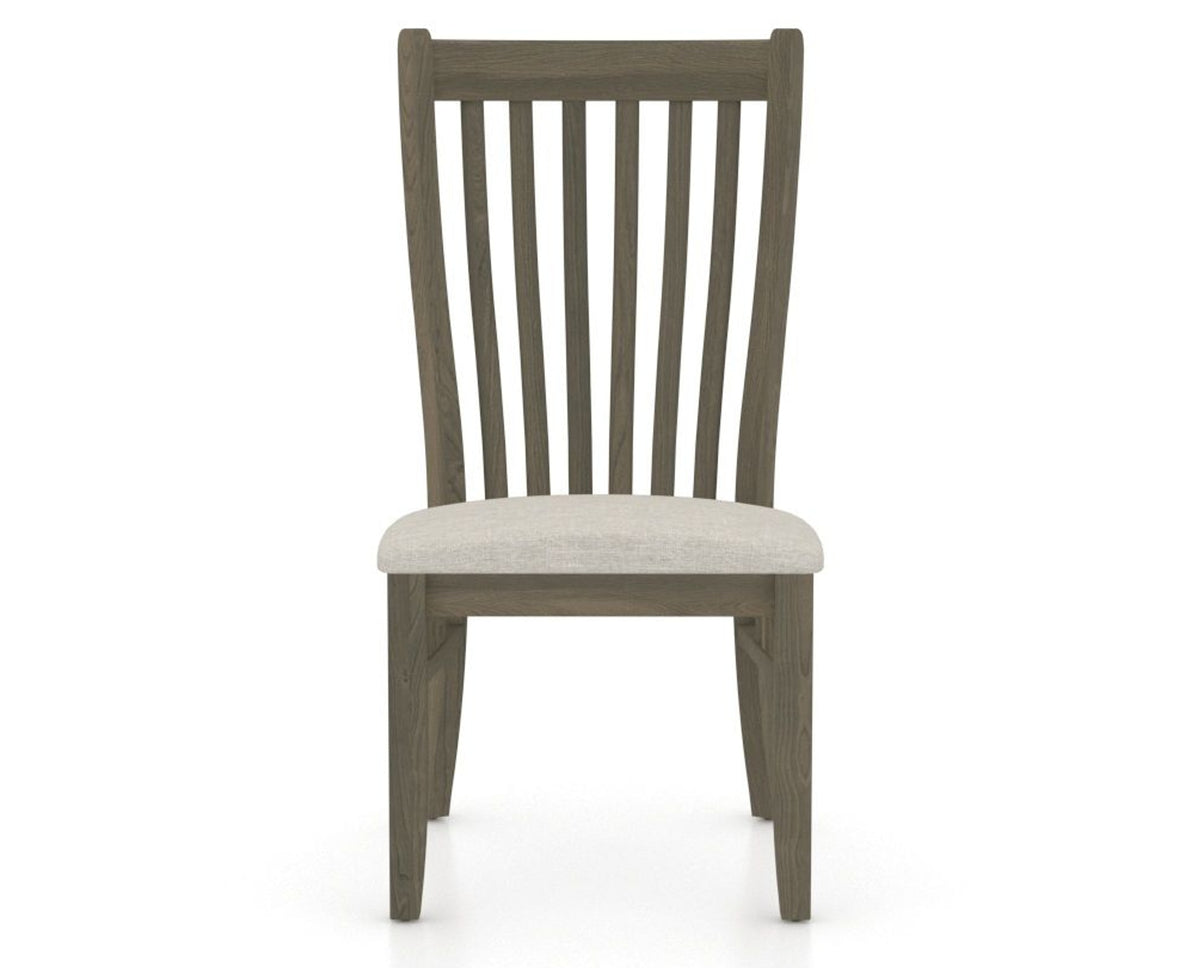 Canadel Dining Chair 0119 in TB Fabric and 08 Shadow, front view