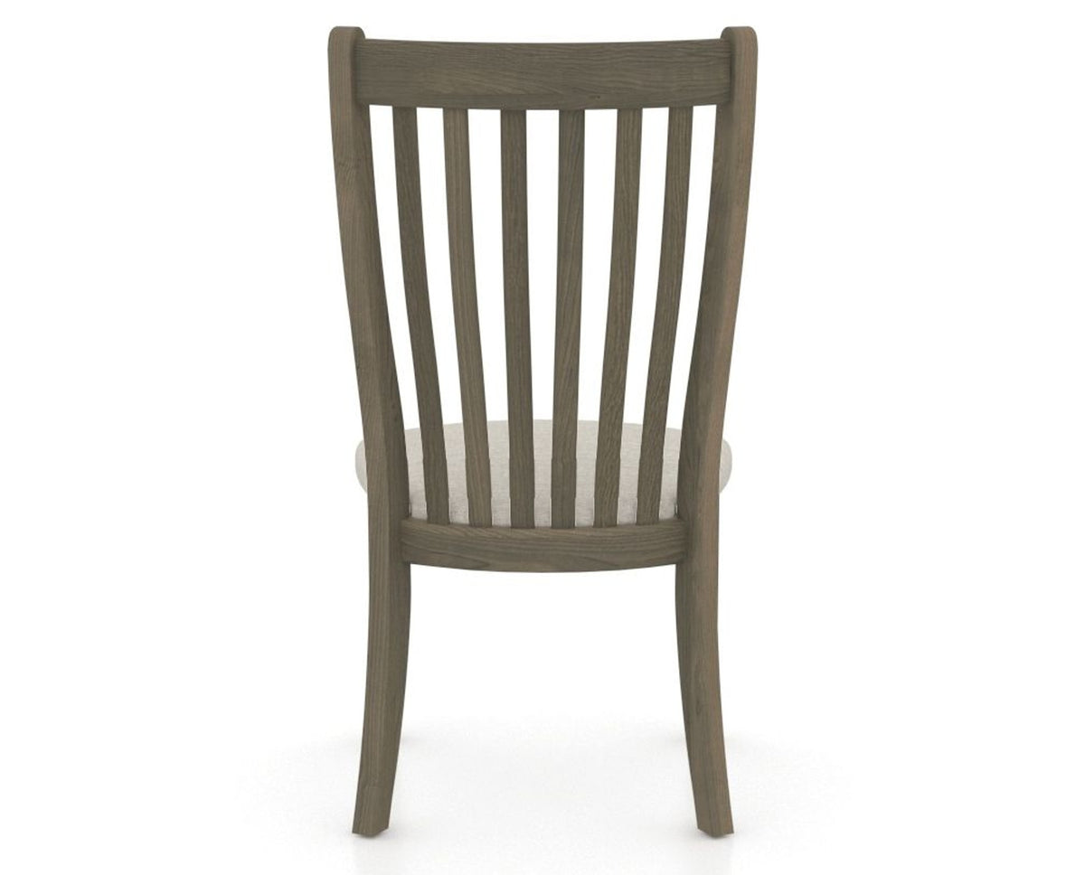 Canadel Dining Chair 0119 in TB Fabric and 08 Shadow, back view