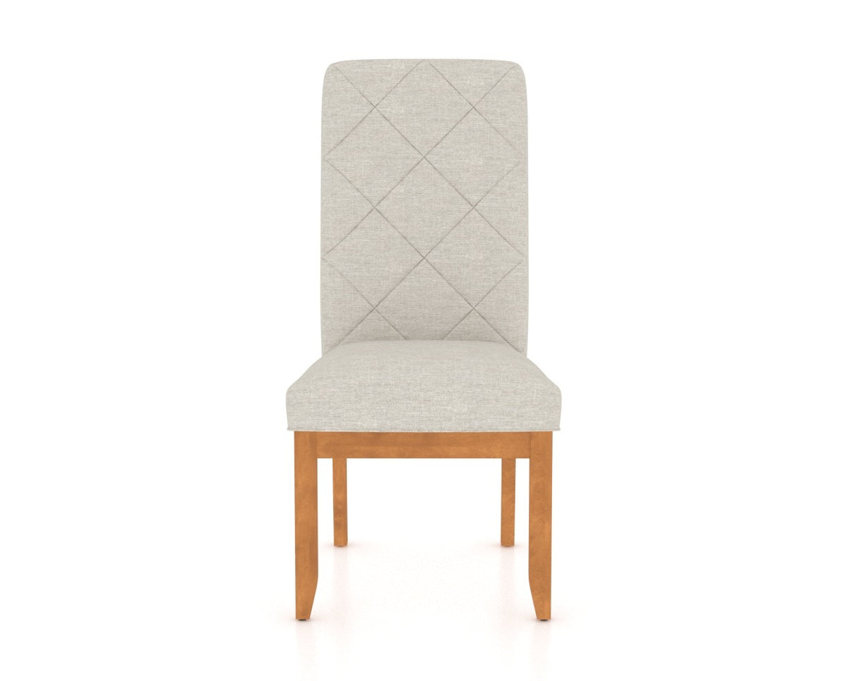 Canadel Classic Dining Chair 0138 in Quilted, front view