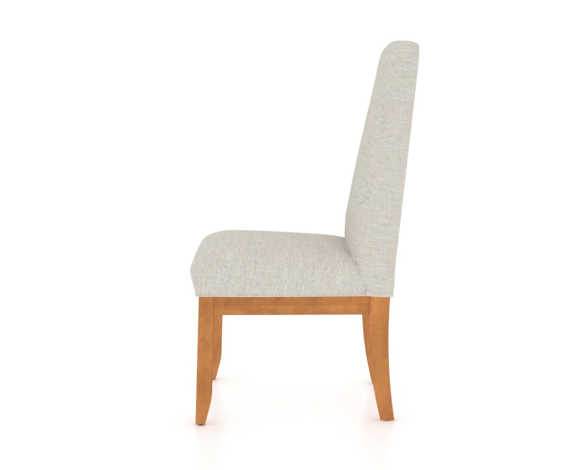 Canadel Classic Dining Chair 0138 in Quilted, side view