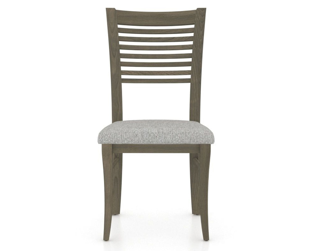 Canadel Dining Chair 0229 in 7C Fabric and 08 Shadow, front view