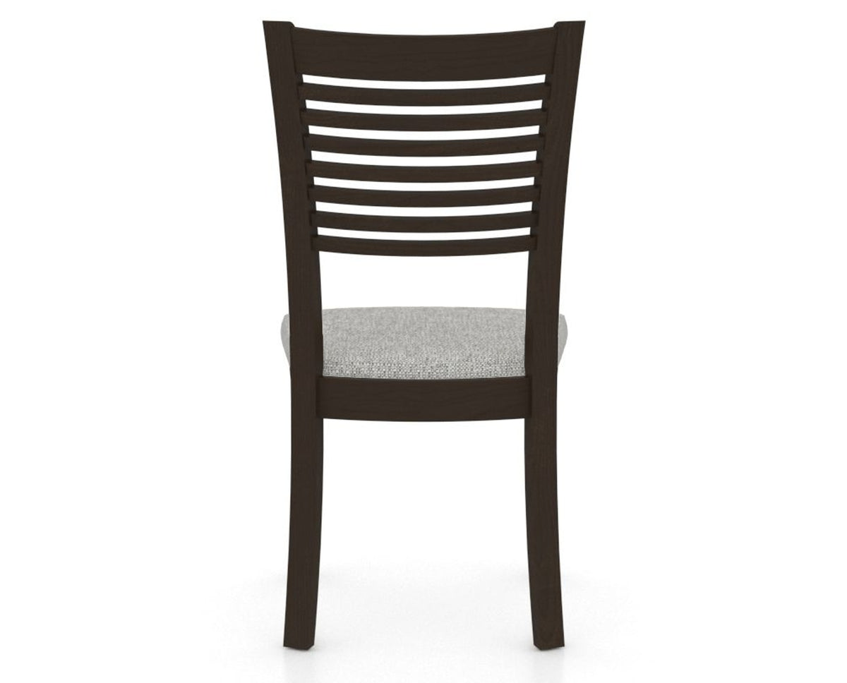 Canadel Dining Chair 0229 in 7C Fabric and 59 Davy's Grey, back view