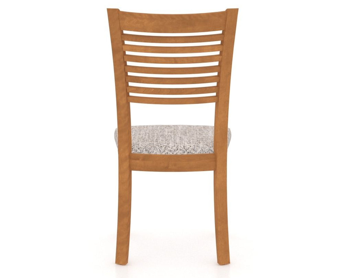 Canadel Dining Chair 0229 in FP Crypton® and 01 Honey Washed, back view