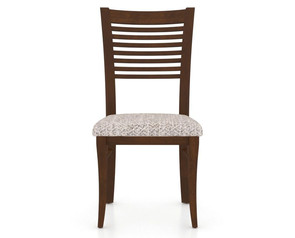 Canadel Dining Chair 0229 in FP Crypton® and 19 Cognac Washed, front view
