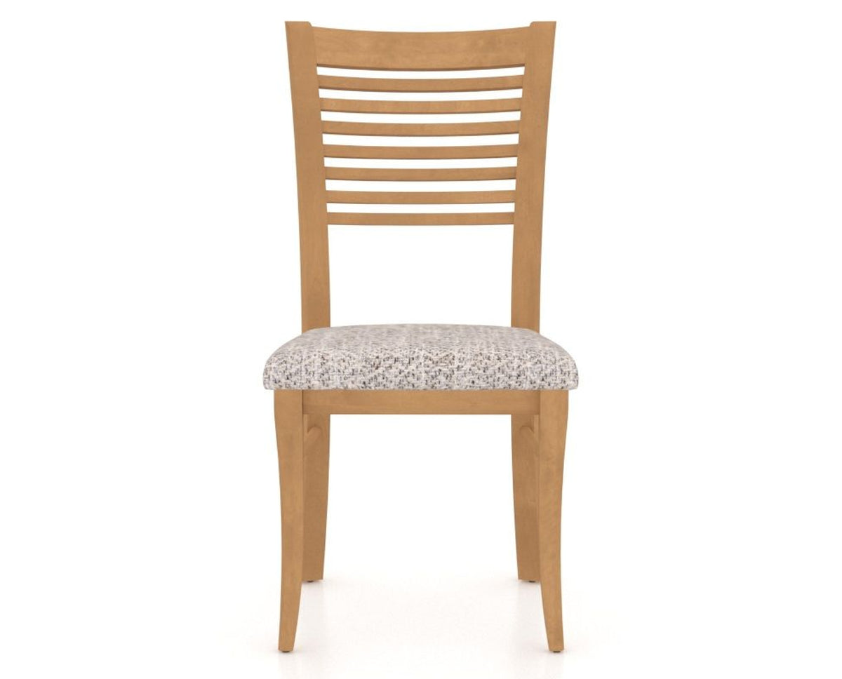Canadel Dining Chair 0229 in FP Crypton® and 20 Caramel Washed, front view