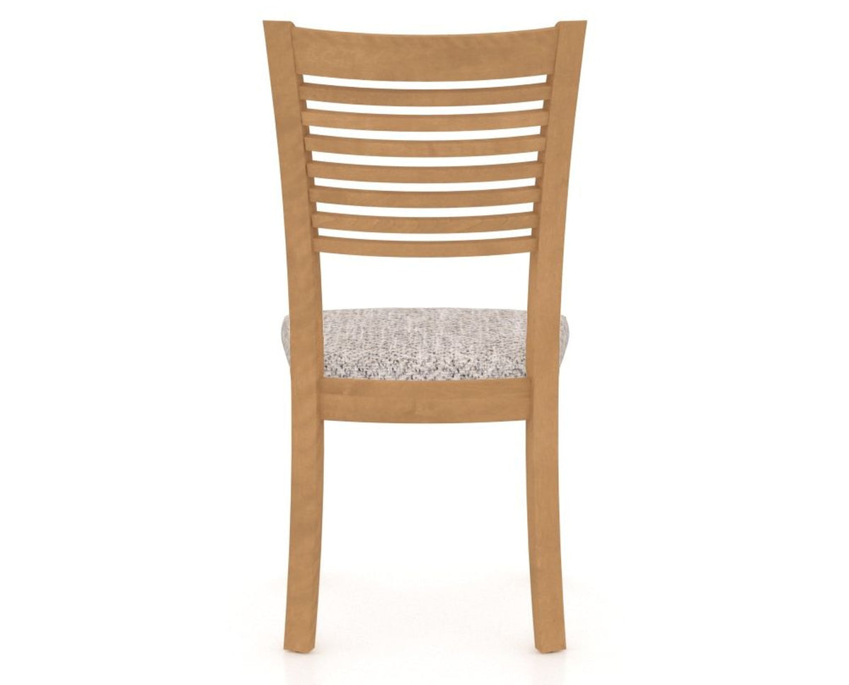 Canadel Dining Chair 0229 in FP Crypton® and 20 Caramel Washed, back view