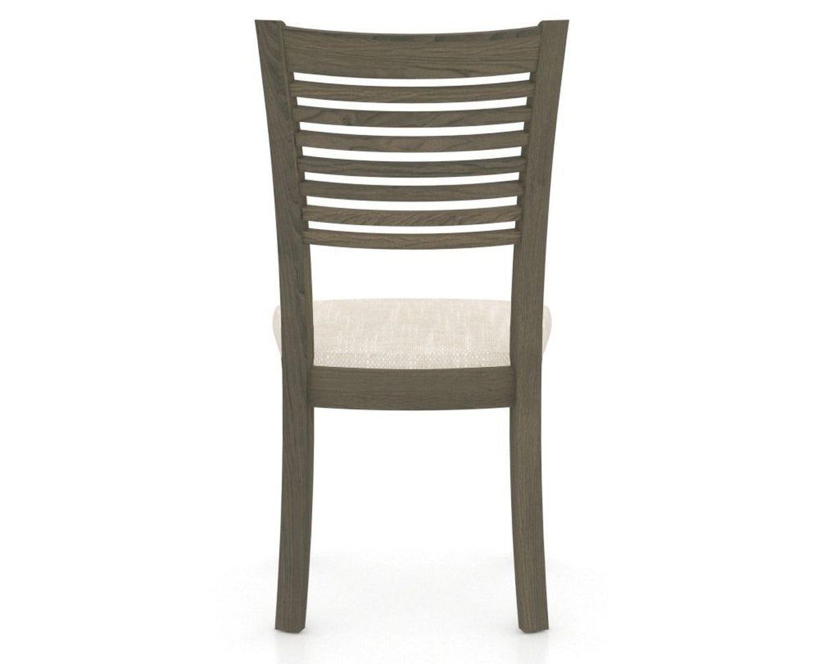 Canadel Dining Chair 0229 in FT InsideOut® and 08 Shadow, back view