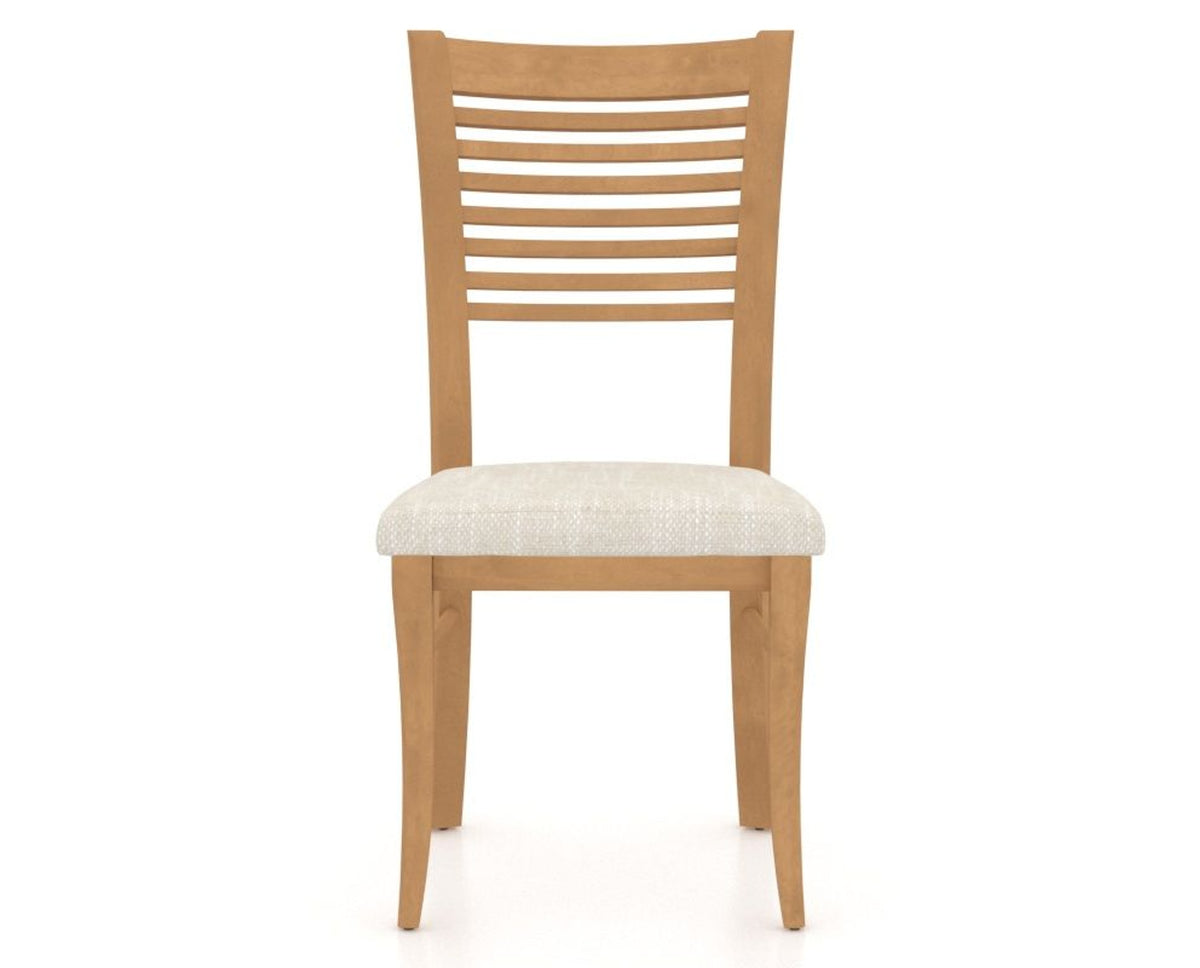Canadel Dining Chair 0229 in FT InsideOut® and 20 Caramel Washed, front view