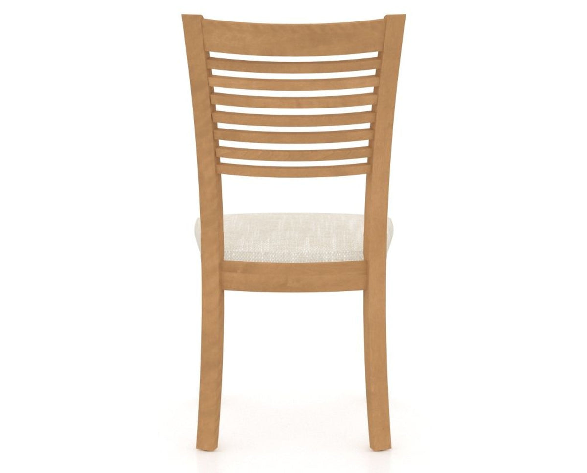 Canadel Dining Chair 0229 in FT InsideOut® and 20 Caramel Washed, back view