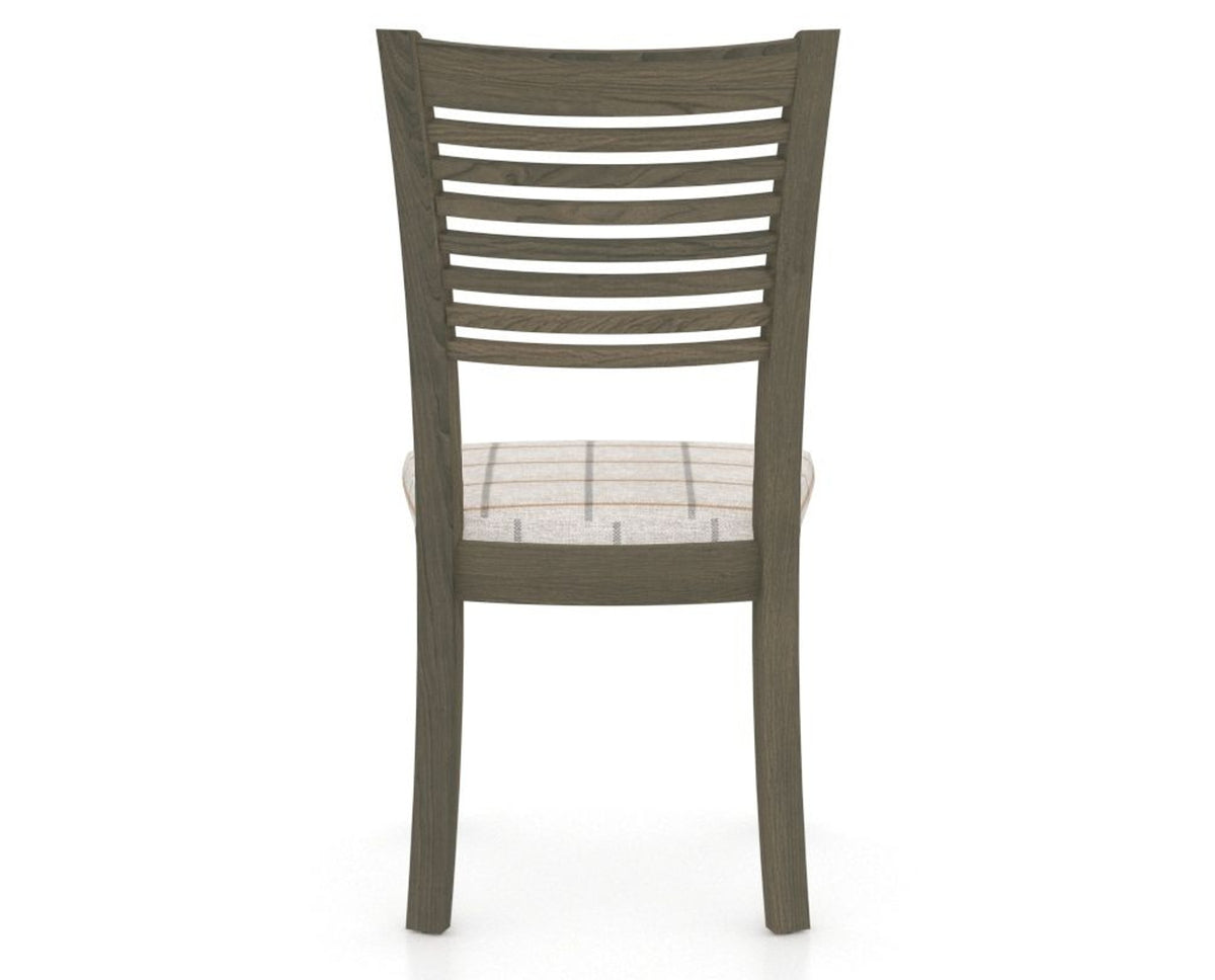Canadel Dining Chair 0229 in OZ Fabric and 08 Shadow, back view