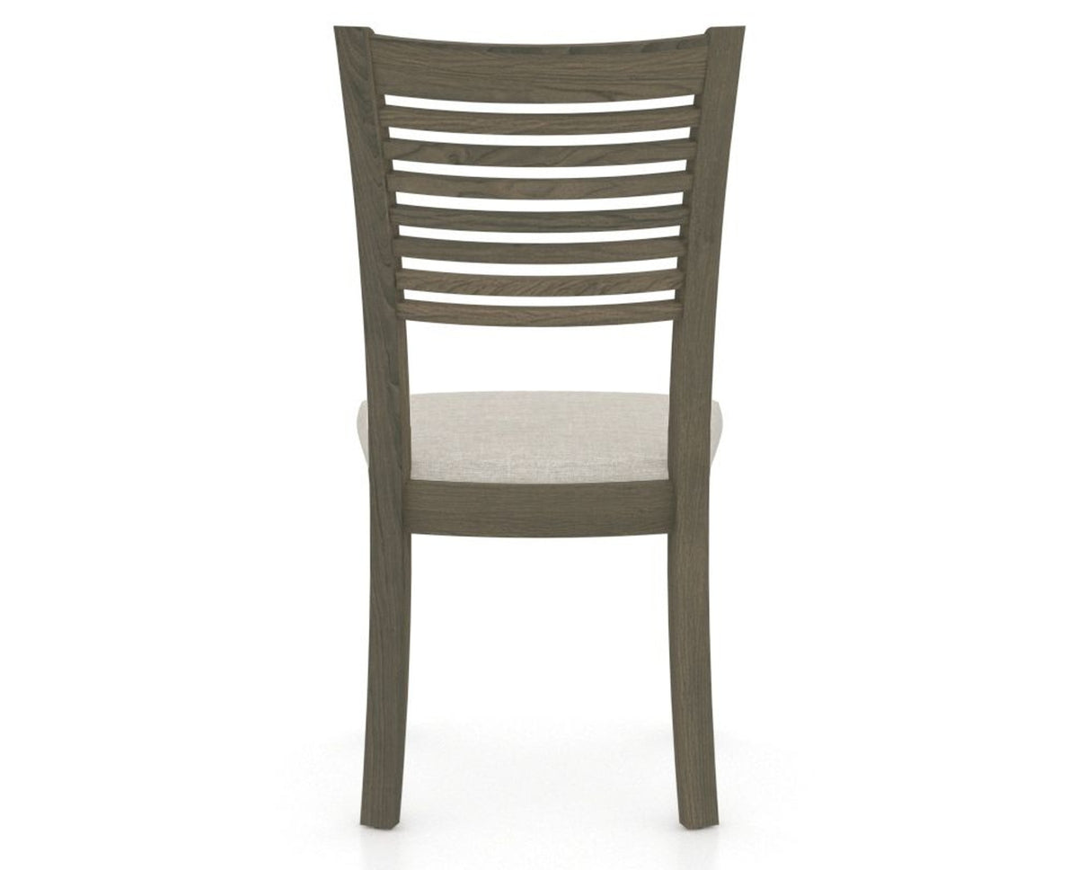 Canadel Dining Chair 0229 in TB Fabric and 08 Shadow, back view