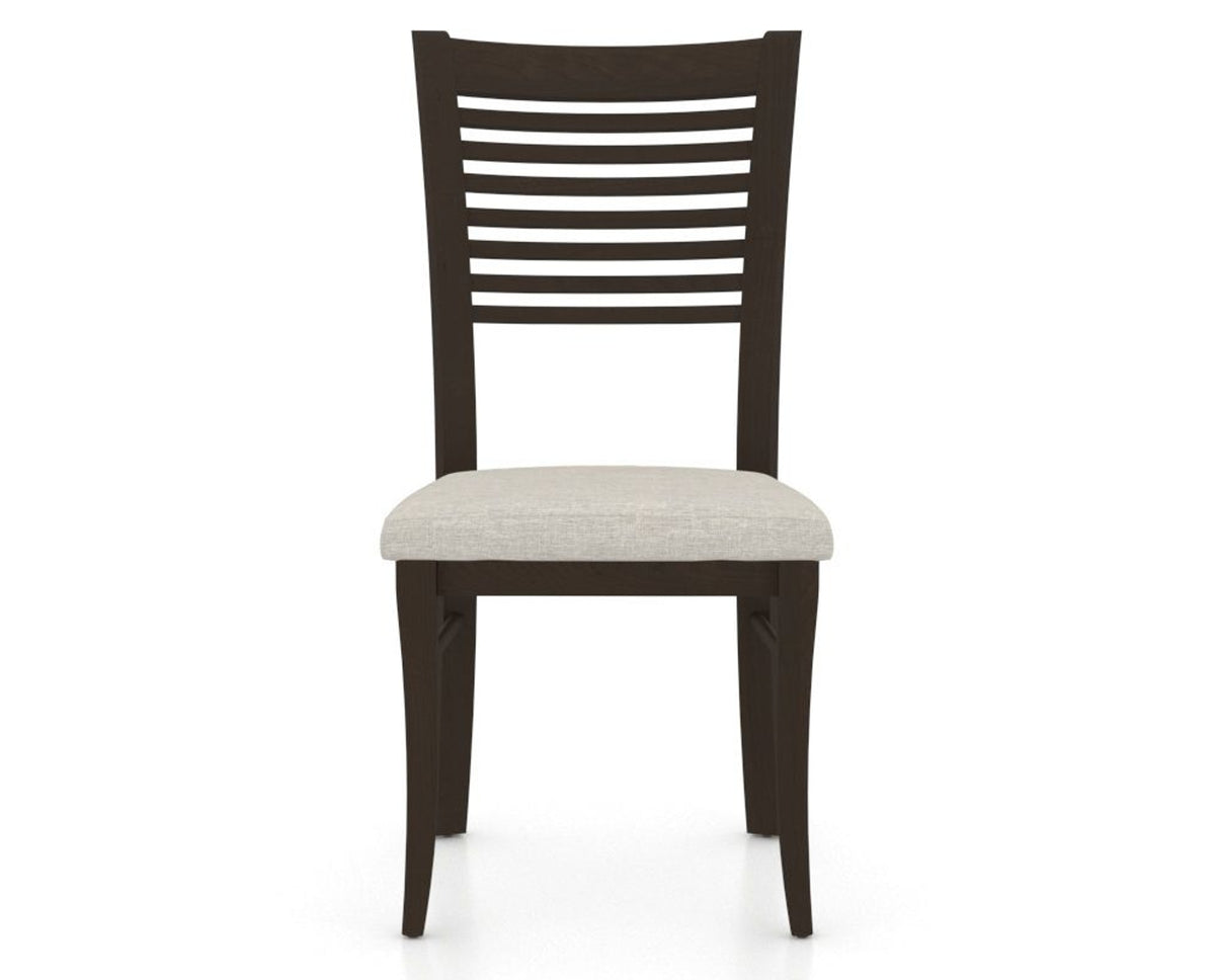 Canadel Dining Chair 0229 in TB Fabric and 59 Davy's Grey, front view