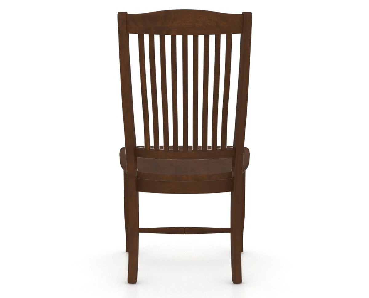 Canadel Everyone Dining Chair in Cognac Washed, back view