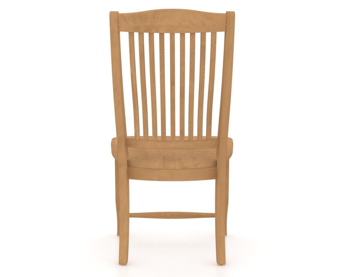 Canadel Everyone Dining Chair in Caramel Washed, back view